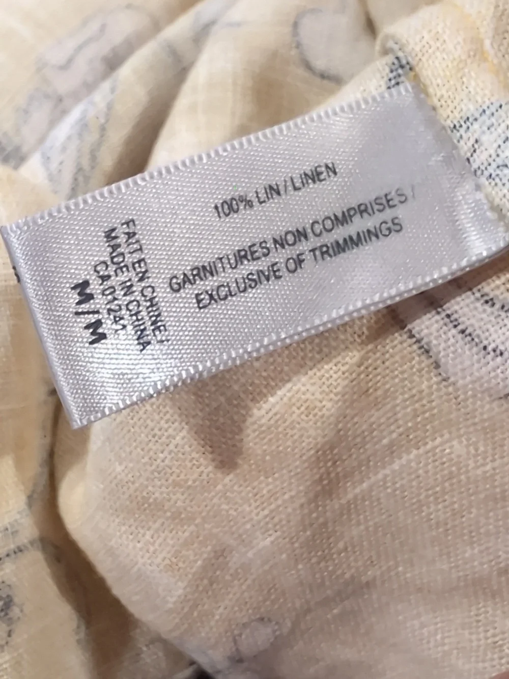 Simons Contemporaine Yellow Floral Shirt Dress - Picture 9 of 10